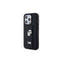 Karl Lagerfeld KLHCP13LGSAKCPK iPhone 13 Pro | 13 6.1" must kõvakaaneline Gripstand Saffiano Karl&Ch