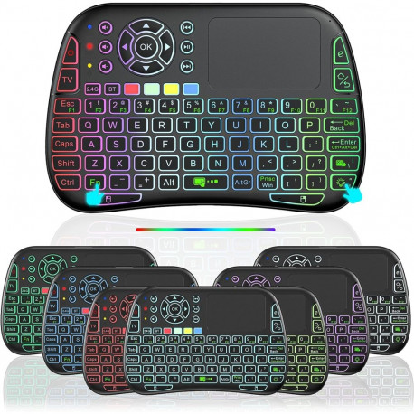 Fusion NGAGE compact wireless keyboard with touchpad and colorful backlit for Android | iOS | TV | P