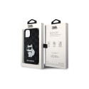 Karl Lagerfeld KLHCP14SSAKHPCK iPhone 14 6.1" black Saffiano Monogram Choupette