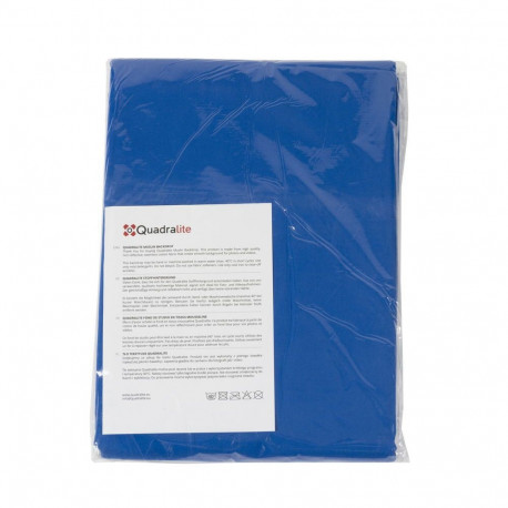 Quadralite Blue Solid Muslin Backdrop 2,85x6m