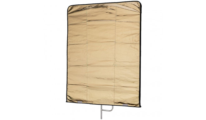 Quadralite 75x90cm flag with gold/silver/white/black fabric