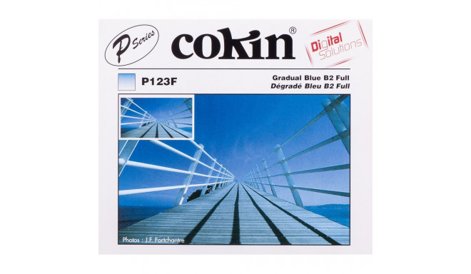 M Cokin filter P123F Gradual Blue B2 Full
