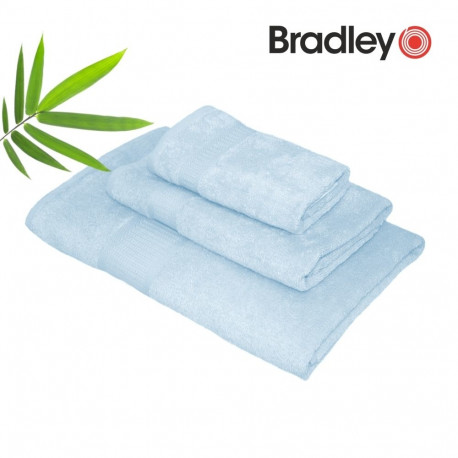 Bradley bambusrätik, 30 x 50 cm, helesinine, 450 g/m², 5tk