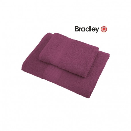 Bradley Frotē dvielis, 100 x 150 cm, pasteļa bordo, 3 gab