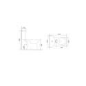 STAND WC DOMOLETTI RIMLESSXC321-P