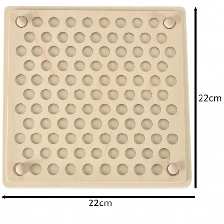 Hariduslike montessori helmepallide mosaiikpuzzle 77el.