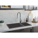 2-bowl granite sink