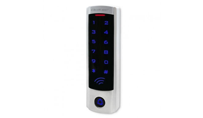 Qoltec 52445 koodlukk DIONE RFID-lugejaga kood | kaart | võtmehoidja | uksekella nupp | IP68 | EM