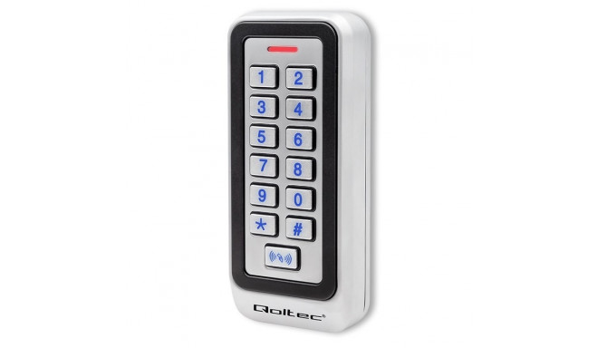 Qoltec 52443 koodlukk TRITON RFID-lugejaga kood | kaart | võtmehoidja | IP68 | EM