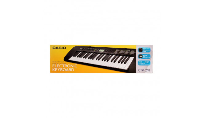 Casio CTK-240 MIDI keyboard 49 keys Black, White