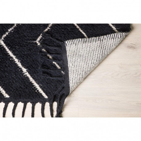 Vaip David 230x160 cm, must/valge