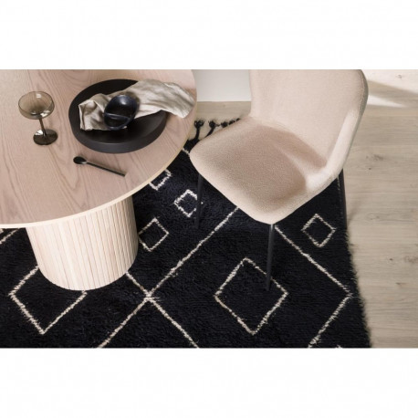 Vaip David 300x200 cm, must/valge