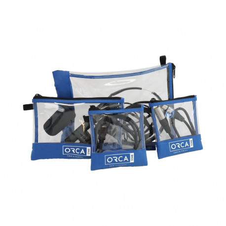 Orca OR-180 Transparent Pouches Set (4 Pouches)