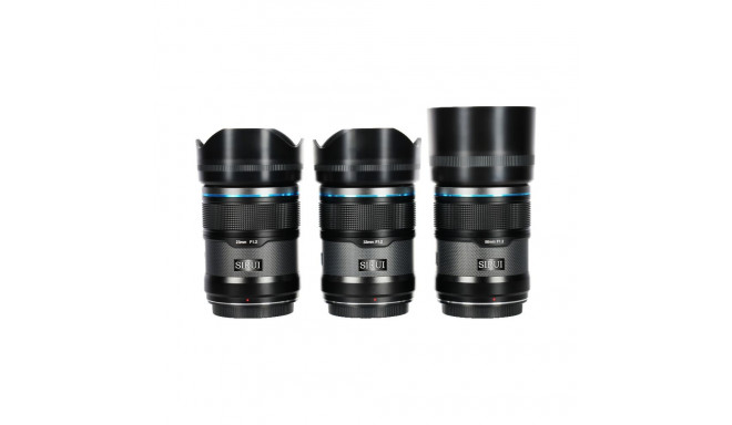 Sirui Sniper Lens APS-C AF Kit 23, 33 & 56mm F1.2 Z-Mount Black Carbon