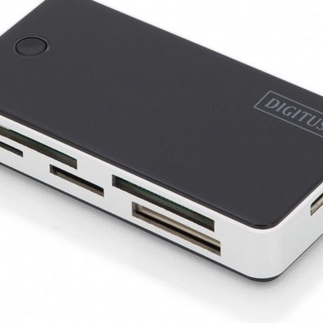 "DIGITUS Card Reader USB3.0, extern, schwarz-silber"