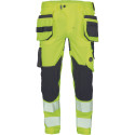 Cerva Neurum Nordics stretch vööpüksid ripptaskutega Hi-vis kollane 46