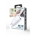 Power Delivery Charger 1xA 2xC GaN 65W White