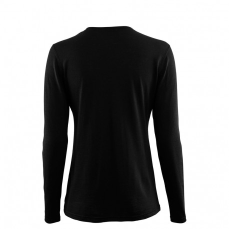 Me LightWool Undershirt LS 140 Black särk - XXL