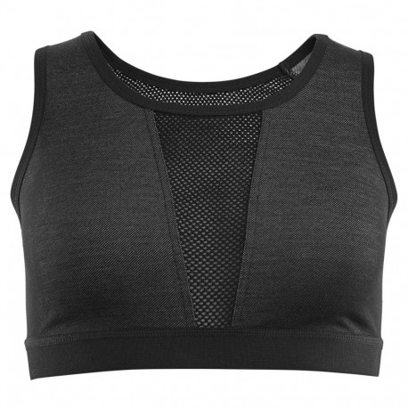 Wo FlexWool Sport top Jet Black rinnahoidja - M
