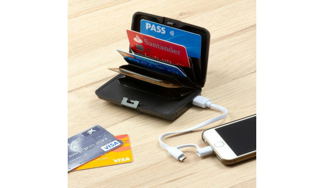 Кошелек для карт с блокировкой RFID и пауэр-банком Sbanket InnovaGoods