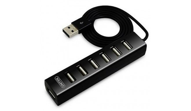 7-Port USB Hub Unitek Y-2160 Melns