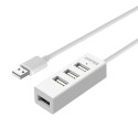 3-Port USB Hub Unitek Y-2146 Valge