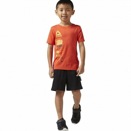 Children's Sports Outfit Reebok BK4380 Orange - 4 Years