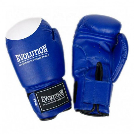 Rękawice bokserskie Evolution syntetyczne Pro RB-2110,2112 niebieskie   12