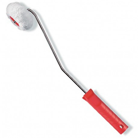 Nurga värvirull, karv 12mm, polüakrüül, valge