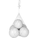 Ball carry net 5 ball AVENTO 75MB White