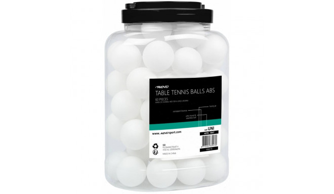 Table tennis balls AVENTO 46TR 60pcs white