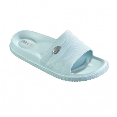 Slippers unisex BECO 90606 888 size 37 petrol/aqua
