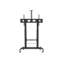 TECHLY Floor Stand Height Adjustable 2 Shelves LCD / LED 52-110inch