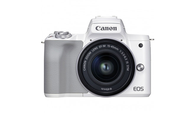 Canon EOS M50 Mark II 15-45 IS STM, valge