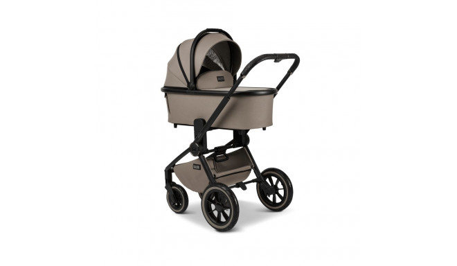 Moon stroller Resea+ 2/1 mud black matt