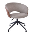 Task chair KARINA without castors, beige/light brown