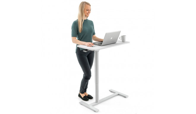 Tatkraft Relax Airlift pneumaatiline istumis-seisev sülearvutilaud ratastega