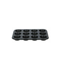 Alpina - Muffin / cupcake tin for 12 pieces non-stick (black)