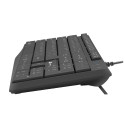 KEYBOARD NATEC NAUTILUS US LAYOUT BLACK SLIM