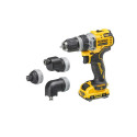 DEWALT DRILL DRIVER 12V 2x3.0AH REPLACEMENT HEADS DCD703L2T