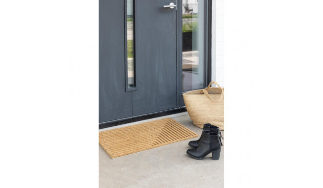 Uksematt Valentino 60x90 cm, must/naturaalne