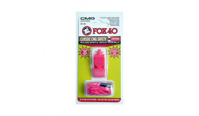 FOX CMG Classic Safety whistle + string 9603-0408 pink