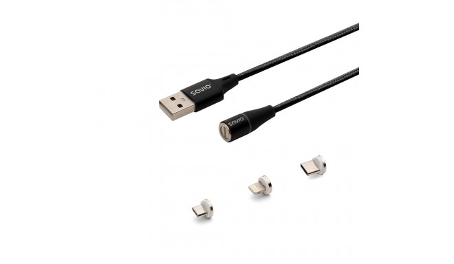 Cable USB 3w1 1m CL-152