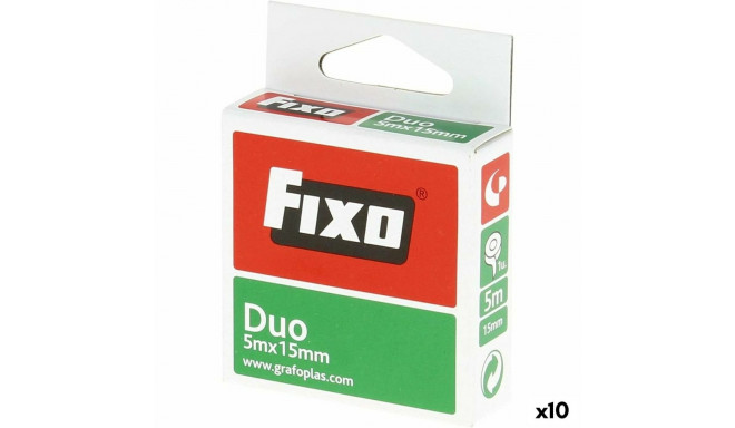 Double Sided Tape Fixo 15 mm x 5 m (10 Units)