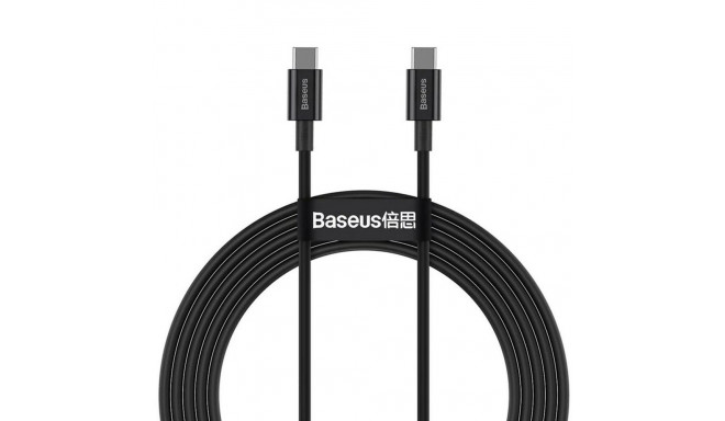 Cable USB C Baseus Superior Black 1 m
