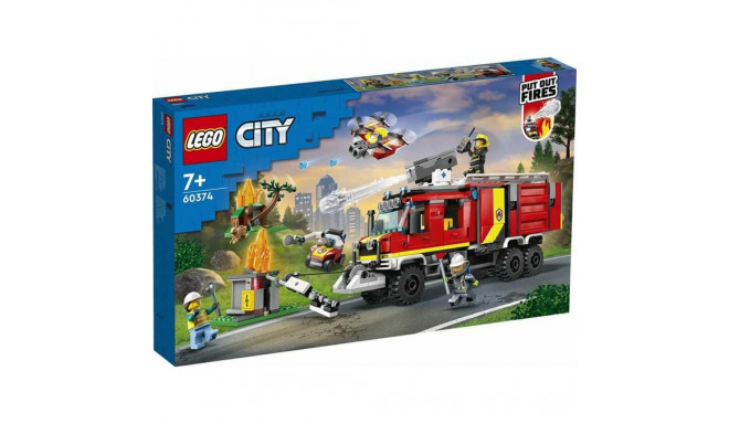 Konstruktsioon komplekt Lego City Mobile Fire Control Unit 60374 502 Tükid