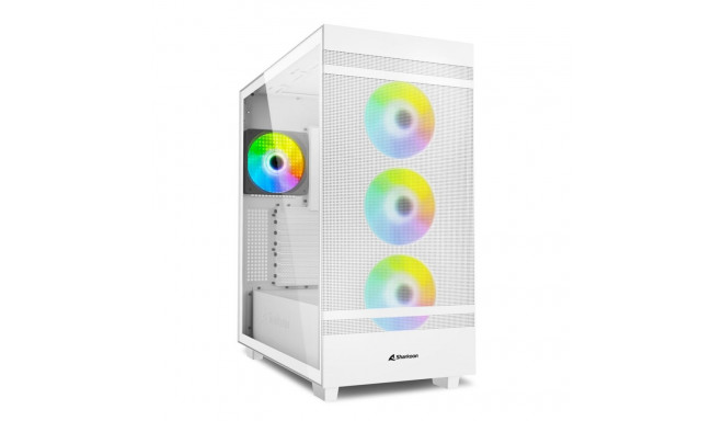 ATX Pus-torņveida Kārba Sharkoon Rebel C50 RGB ATX Balts