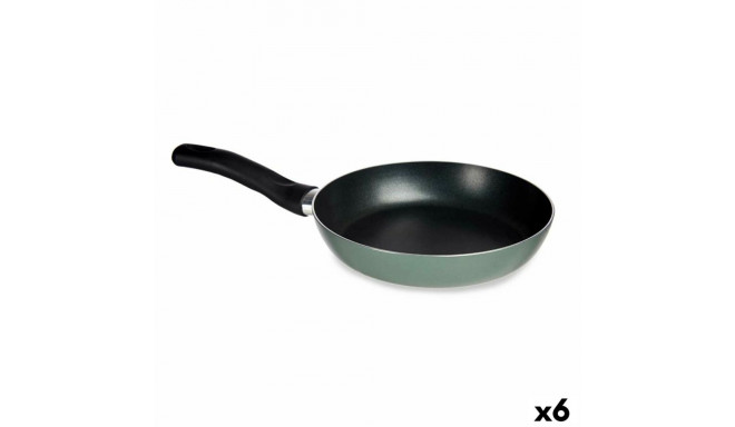 Pan 20 cm Green Aluminium (6 Units)