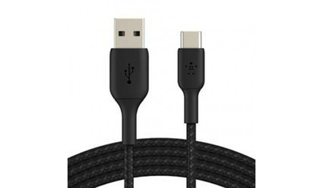 USB A - USB C Kaabel Belkin CAB002BT2MBK 2 m Must
