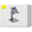 BASEUS Foldable Metal desk holder for tablet Grey BS-HP006